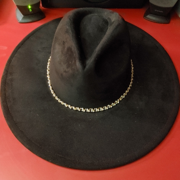 Giant Black Floppy Western Hat Sleek Mystique - Picture 1 of 4